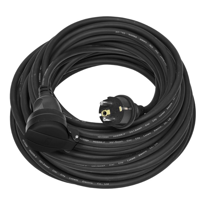 Prodlužovací přívod , 1zás. 20m, 3x1,5mm2, guma