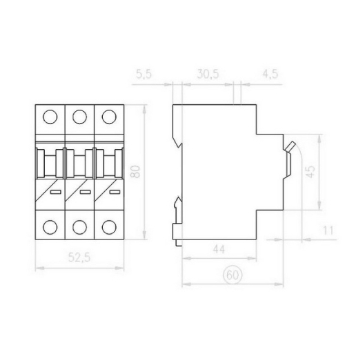 Jistič Eaton PL6-B13/3, 13A, 3P, 286588