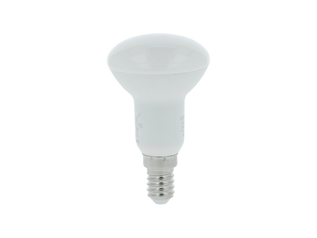 LED žárovka Reflektor R50, E14, 5W, 230V, 450lm, 25 000h, 6000K studená bílá, 180st