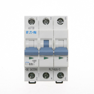 Jistič Eaton PL7-B20/3, 20A, 3P, 263390