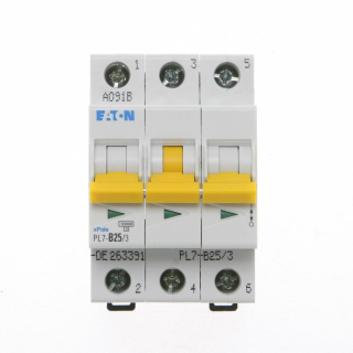 Jistič Eaton PL7-B25/3, 25A, 3P, 263391