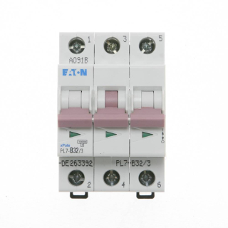 Jistič Eaton PL7-B32/3, 32A, 3P, 263392