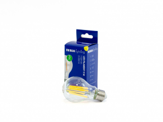 LED žárovka FILAMENT RETRO, E27, 11W, 230V, 1521lm, 25 000h, 3000K teplá bílá, 360st,čirá