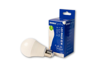 LED žárovka BULB E27, 12W, 230V, 1521lm, 25 000h, 4000K denní bílá 220st