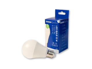 LED žárovka BULB E27, 12W, 230V, 1521lm, 25 000h, 6500K studená bílá 220st