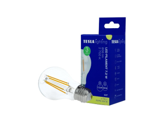 LED žárovka FILAMENT RETRO BULB E27, 7,2W, 230V, 806lm, 25 000h, 2700K teplá bílá, 360st,čir