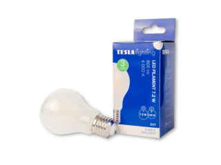 LED žárovka FILAMENT RETRO BULB E27, 7,2W, 230V, 806lm, 25 000h, 4000K denní bílá, 360st,čir