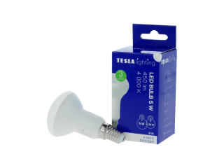 LED žárovka Reflektor R50, E14, 5W, 230V, 450lm, 25 000h, 4000K denní bílá, 180st
