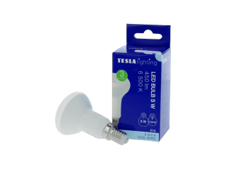 LED žárovka Reflektor R50, E14, 5W, 230V, 450lm, 25 000h, 6000K studená bílá, 180st