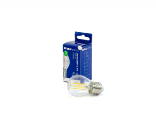 LED žárovka FILAMENT RETRO miniglobe, E27, 4.2W, 230V, 570lm, 25 000h, 4000K denní bílá, 360