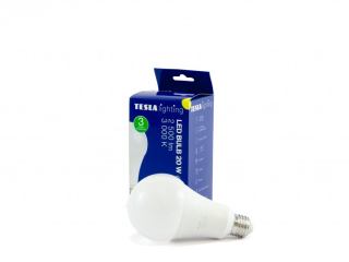 LED žárovka BULB E27, 20W, 230V, 2500lm, 25 000h, 3000K teplá bílá 220st