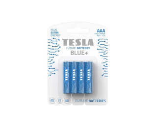 BLUE+ AAA tužková baterie 4ks, blistrová fólie