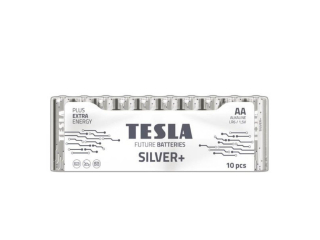 SILVER+ AA tužková baterie 10ks, smršťovací fólie