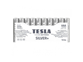 SILVER+ AAA tužková baterie 10ks, smršťovací fólie