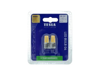 LED žárovka G4, 2W, 12V, 230lm, 15 000h, 3000K teplá bílá, 360st 2ks v balení