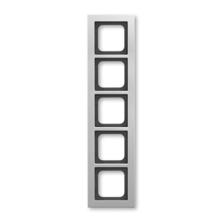 ABB 1725-276 Busch-axcent® Rámeček pro elektroinstalační přístroje pětinásobný Titanová