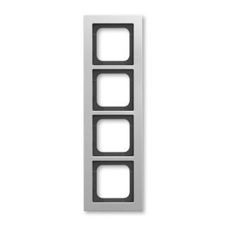 ABB 1724-276 Busch-axcent® Rámeček pro elektroinstalační přístroje čtyřnásobný Titanová
