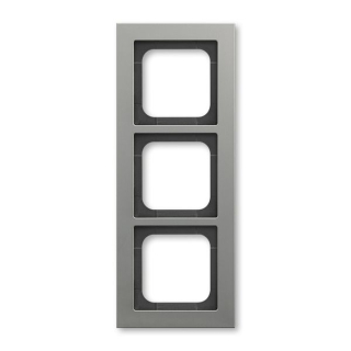 ABB 1723-270 Busch-axcent® Rámeček pro elektroinstalační přístroje trojnásobný Platina