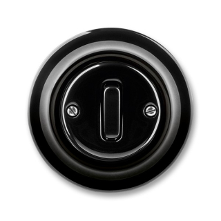 ABB 3559K-C06345 N Decento® vypínač č.6 černý porcelán