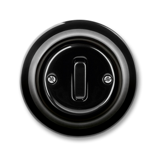 ABB 3559K-C86345 N Decento® Ovládač přepínací se svorkou N 6/0 černý porcelán